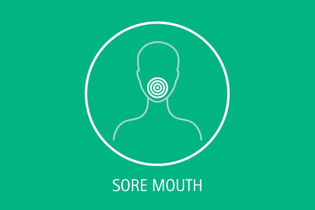 icon sore mouth